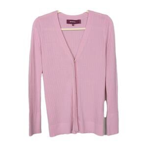SIES MARJAN Pink V-Neck Buttoned Long Sleeve Cardigan Sweater Wool Women's XS